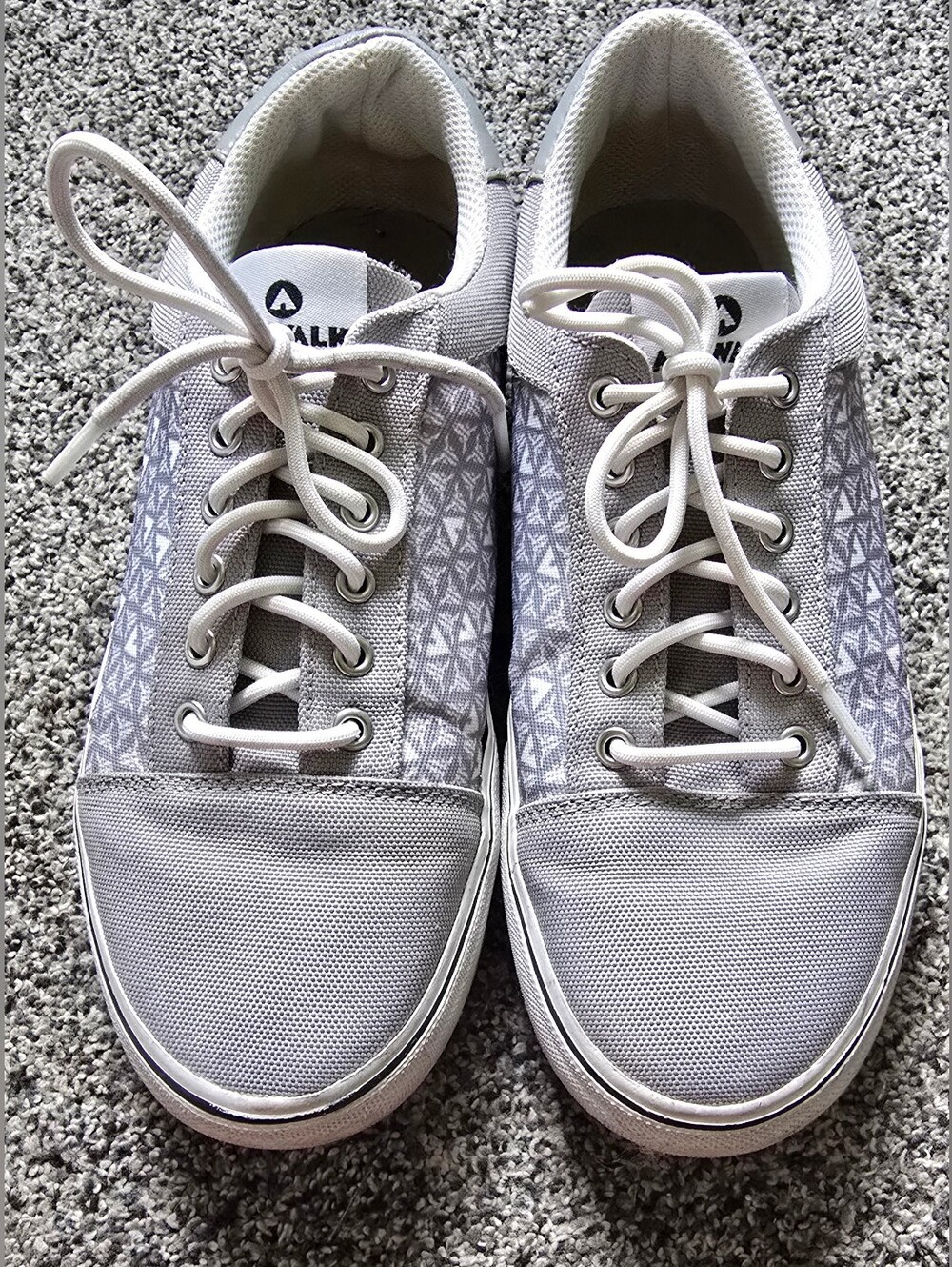 Airwalk Alya 5 Geometric Canvas Low Top Sneakers - Womens Size 8 - Picture 8 of 10